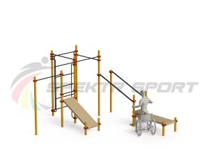Купить Спортивный комплекс для инвалидов-колясочников WRK-D20_76mm в Татарске 